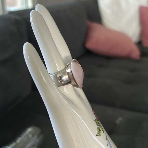 Thomas Sabo pink quartz cocktail ring - Picture 4 of 6